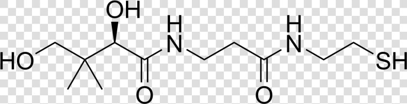 Pantetheine Structure   Alpha 2 Agonist Structure  HD Png DownloadTransparent PNG