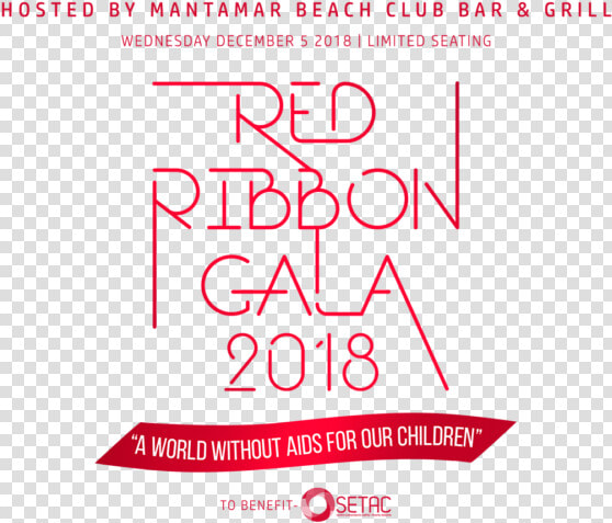 Red Ribbon Gala 2018  Puerto Vallarta Estudiomrgreen   Graphic Design  HD Png DownloadTransparent PNG