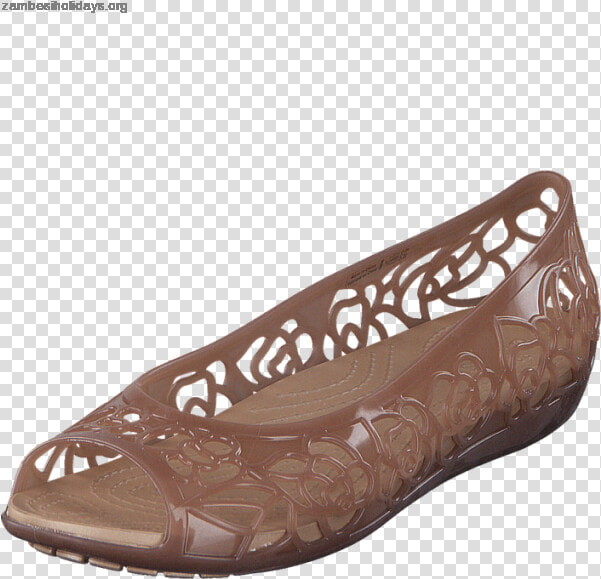 Transparent Ballet Shoes Png   Crocs Isabella Jelly Flat Bronze  Png DownloadTransparent PNG