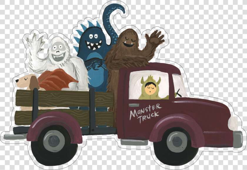 Monster Truck Print  amp  Cut File   Illustration  HD Png DownloadTransparent PNG