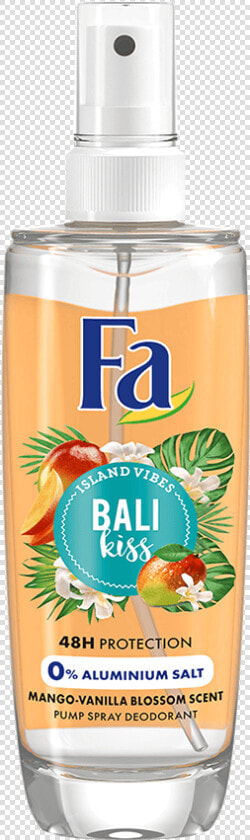 Fa Com Vaporizer Island Vibes Mango Vanilla   Fa Bali Kiss Deodorant  HD Png DownloadTransparent PNG