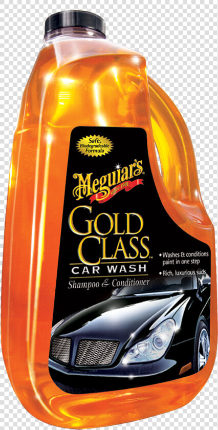 Gold Class™ Car Wash Shampoo  amp  Conditioner   Meguiars Gold Class Car Wash  HD Png DownloadTransparent PNG