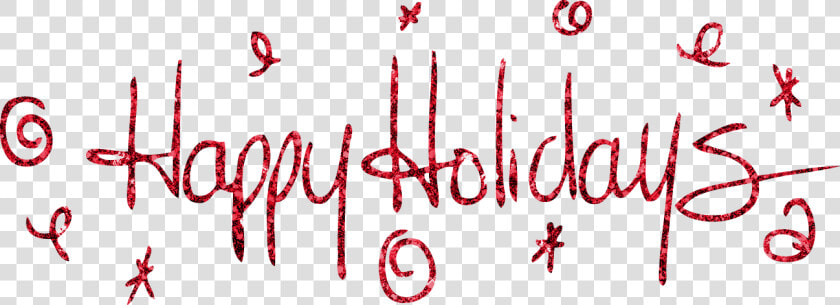 Holiday Christmas Clip Art   Transparent Happy Holidays Logo  HD Png DownloadTransparent PNG