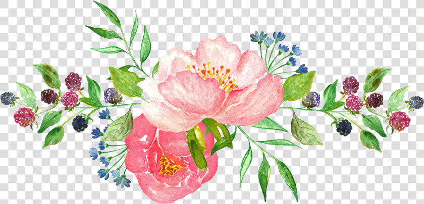 19 Transparent Watercolours Bouquet Huge Freebie Download   Transparent Flowers Png Watercolor  Png DownloadTransparent PNG