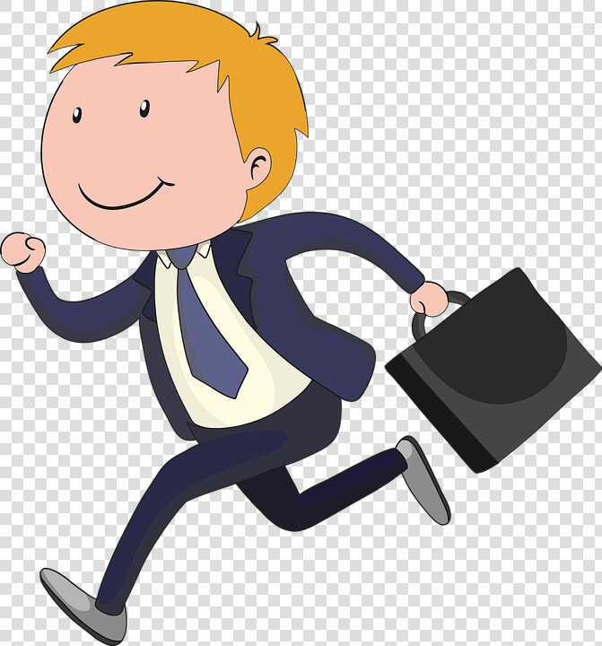 Run  Go To Work  Man  Manager   Different Occupations  HD Png DownloadTransparent PNG