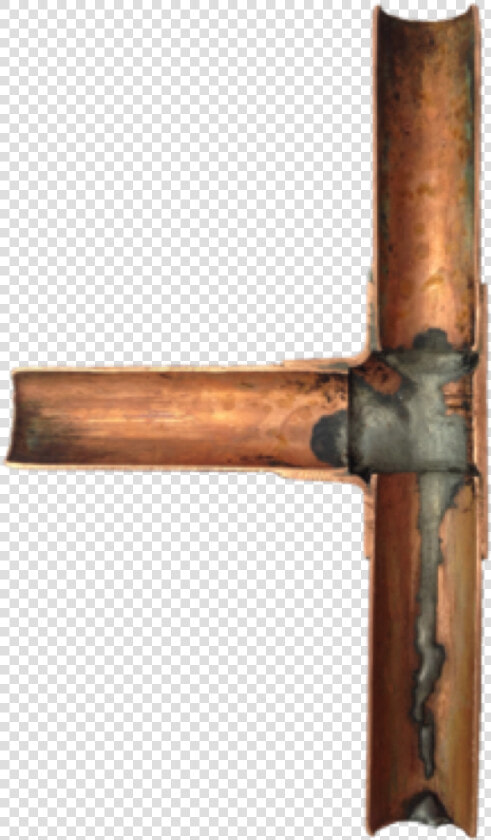 The Joint With Excess Solder Running Down The Inside  HD Png DownloadTransparent PNG