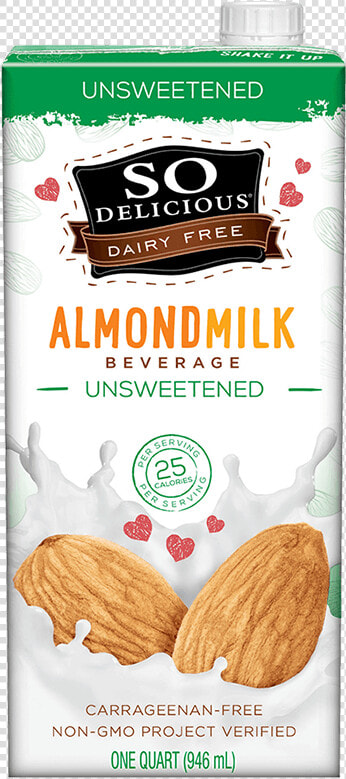 Unsweetened Almondmilk Class Pro xlgimg   So Delicious Almond Milk  HD Png DownloadTransparent PNG