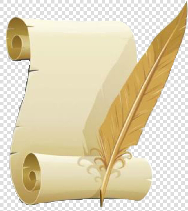  pergaminho   Fancy Pen And Paper Clipart  HD Png DownloadTransparent PNG