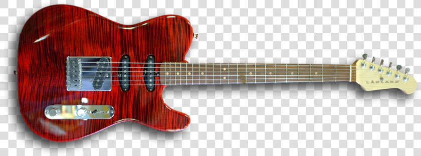 65 t Tranlucent Red Clipped Rev   Lakland Guitar  HD Png DownloadTransparent PNG