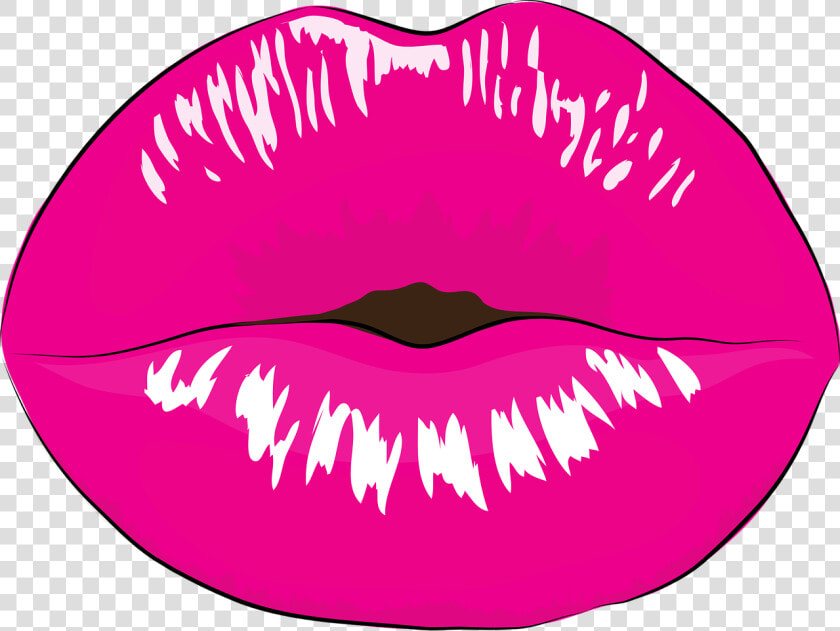 Boca  Maquiagem  Beijo  Rosa  Lábios Femininos   Pink Lips Clipart  HD Png DownloadTransparent PNG