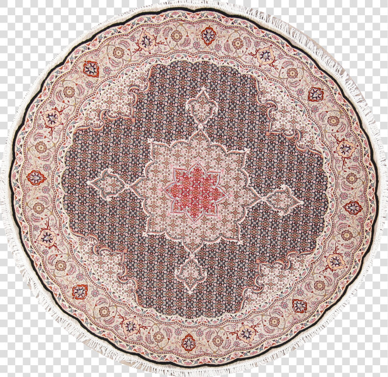 Rugselect Handmade Traditional Round Wool amp silk Oriental   Circle  HD Png DownloadTransparent PNG