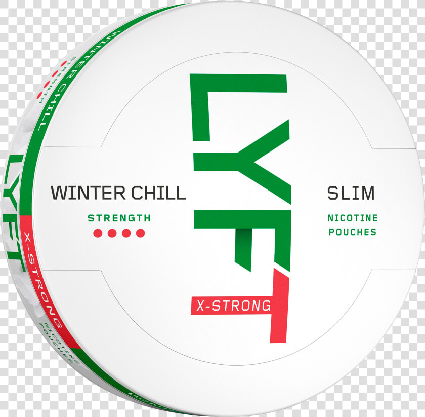 Lyft Winter Chill X strong Slim   Lyft Snus  HD Png DownloadTransparent PNG