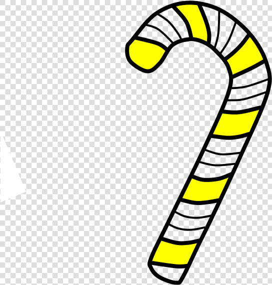 Candy Cane  Stripes  Yellow  White  Png   Rainbow Candy Cane Clipart  Transparent PngTransparent PNG