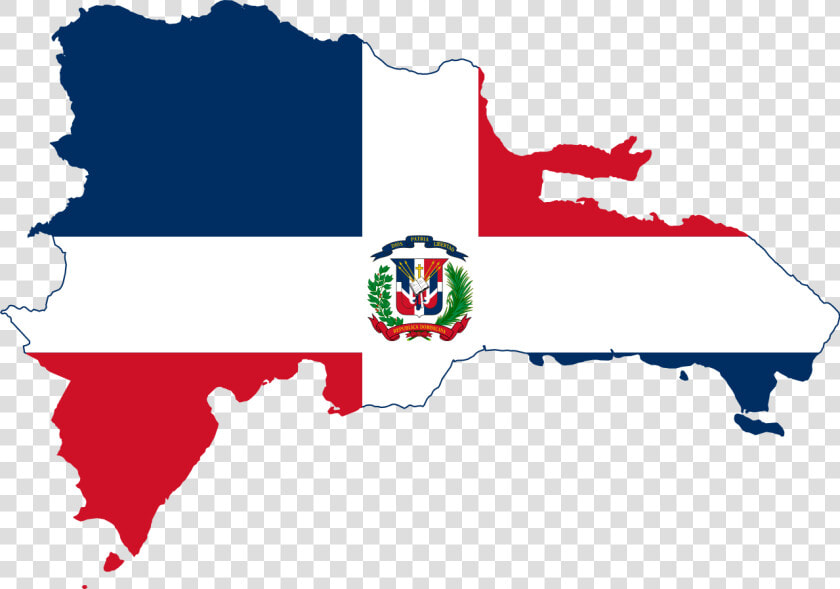 Flag Map Of The Dominican Republic   Dominican Republic Flag Country  HD Png DownloadTransparent PNG