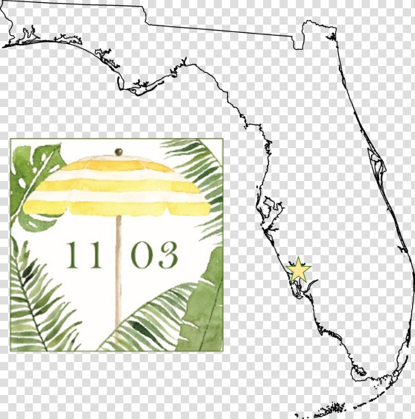 Outline Of Florida   Png Download   Florida Map Outline Png  Transparent PngTransparent PNG