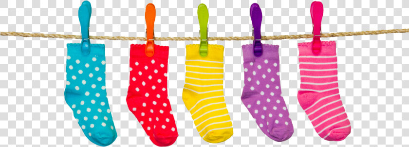 Socks On Clothing Line   Socks On A Line Clipart  HD Png DownloadTransparent PNG