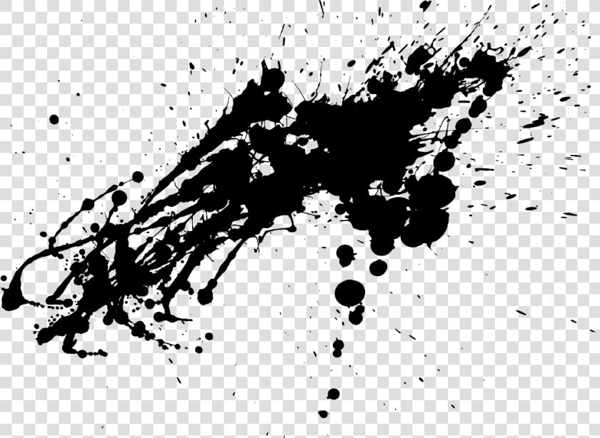 Transparent Ink Blots Png   Black Paint Splatter Transparent  Png DownloadTransparent PNG