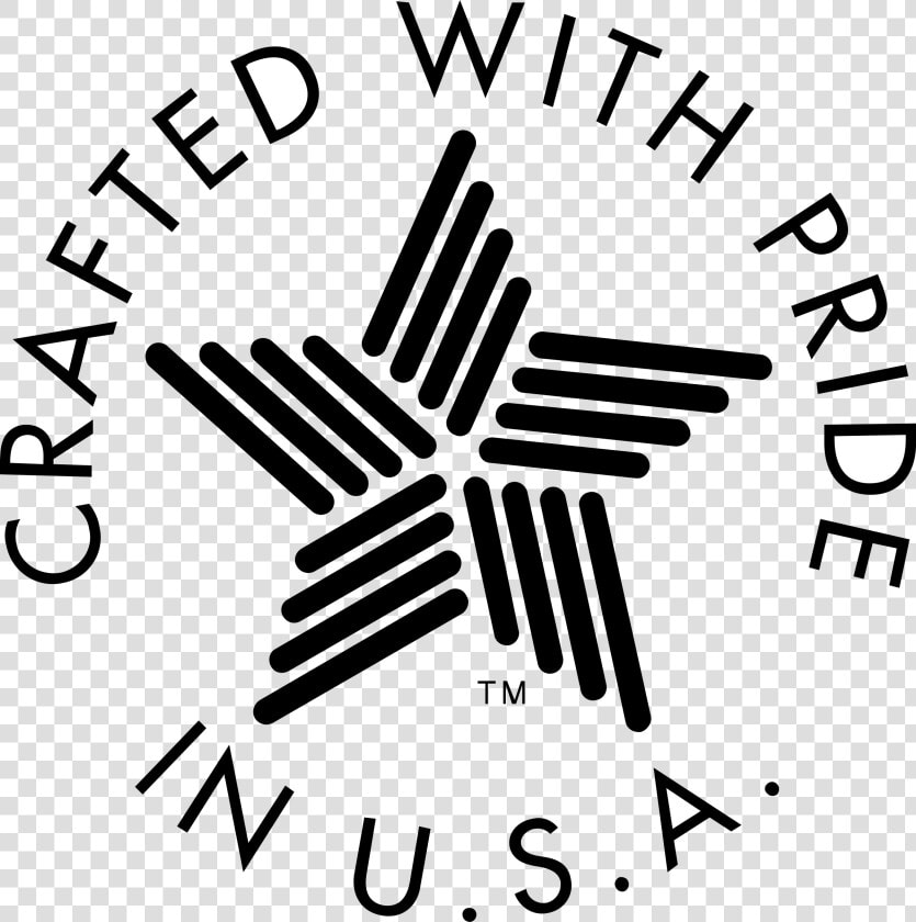 Crafted W Pride Logo Png Transparent   Crafted With Pride In Usa  Png DownloadTransparent PNG