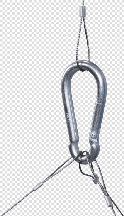 Once The Steel Rope Is Mounted To The Frame  Attach   Chain  HD Png DownloadTransparent PNG