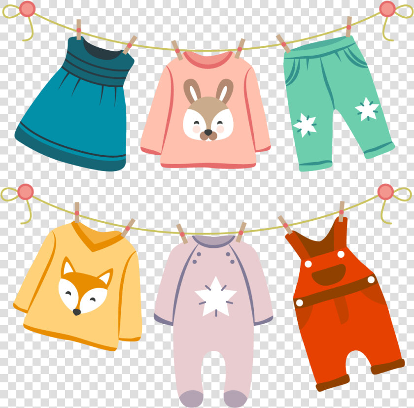 Infant Fashion Childrens Vector Baby Clothing Clothes  HD Png DownloadTransparent PNG