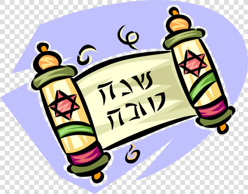 Vector Illustration Of Jewish Pentateuch Hebrew Torah   Pentateuch Clipart  HD Png DownloadTransparent PNG