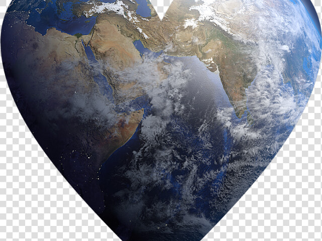 Planet Earth Clipart Earth Heart   Earth Love Heart Transparent Background  HD Png DownloadTransparent PNG