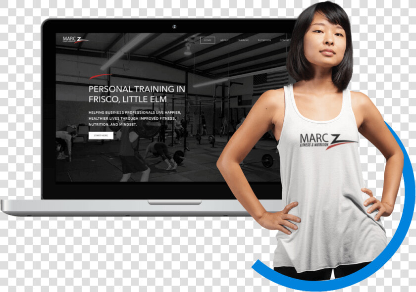 Marc Z Fitness Website Design   New Personal Trainer Ad  HD Png DownloadTransparent PNG