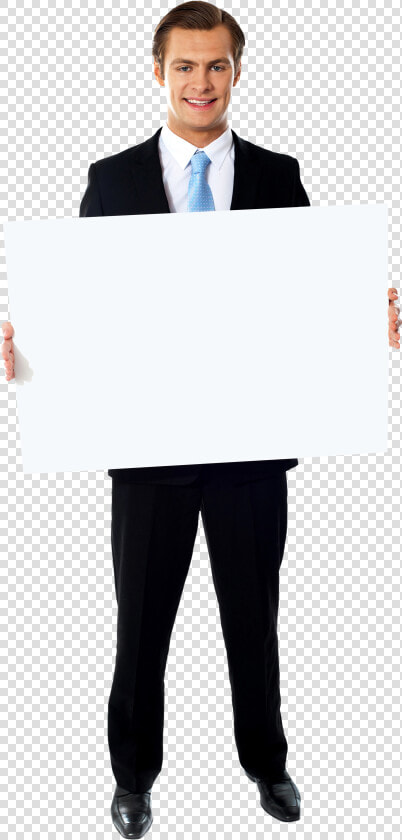 Businessmen Holding Banner Png Image   Businessman Holding Banner Png  Transparent PngTransparent PNG