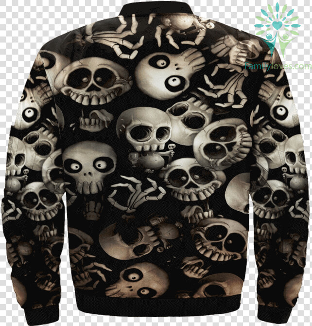 Funny Skeletons Skull Over Print Jacket  tag Familyloves   Funny Skull  HD Png DownloadTransparent PNG