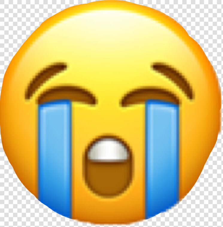  emoji  crying  cryingemoji  sad  tears  freetoedit   Sticker Emoji Iphone Png  Transparent PngTransparent PNG