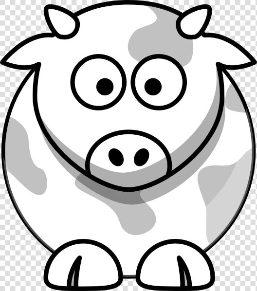 Cow Outline Svg Clip Arts   Cartoon Cow Transparent Background  HD Png DownloadTransparent PNG