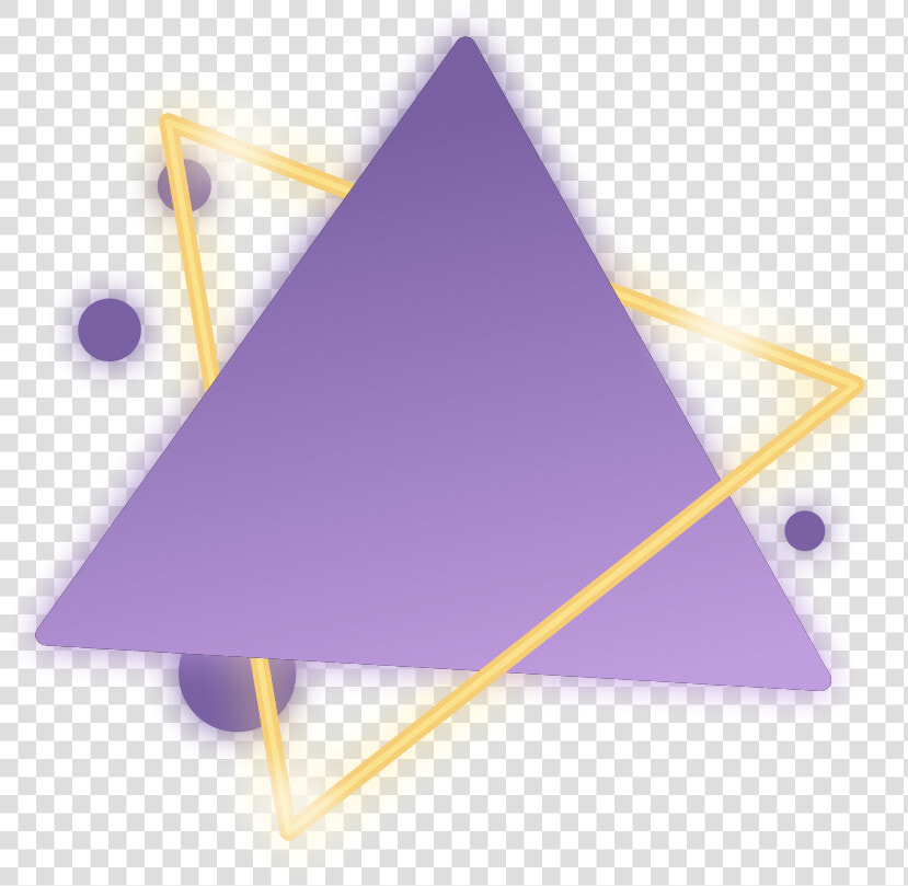  freetoedit  neon  triangle  purple  kpop  glow  frame   Triangle  HD Png DownloadTransparent PNG