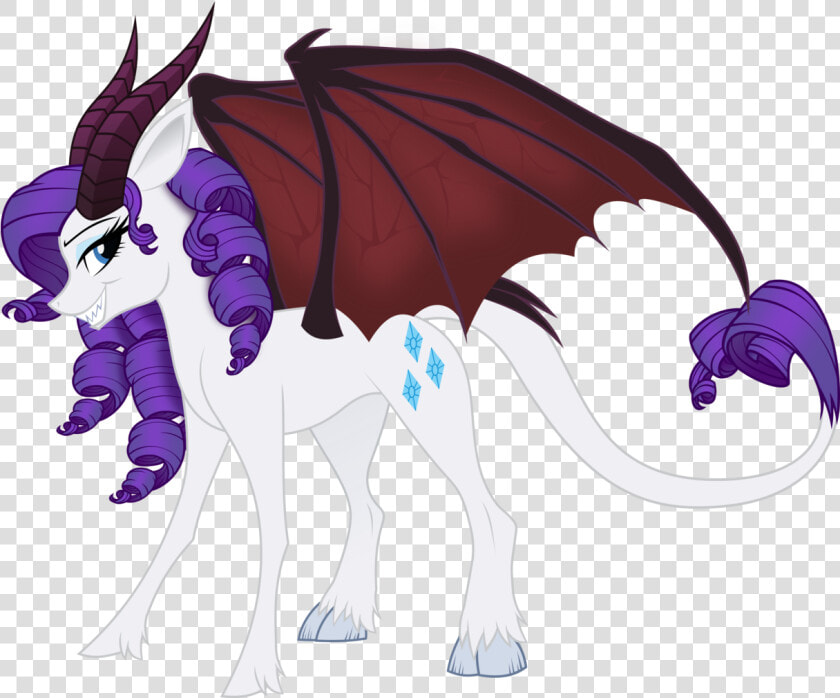 Magister39  Demon  Demon Horns  Demon Pony  Rarity    Rarity Demon Mlp  HD Png DownloadTransparent PNG