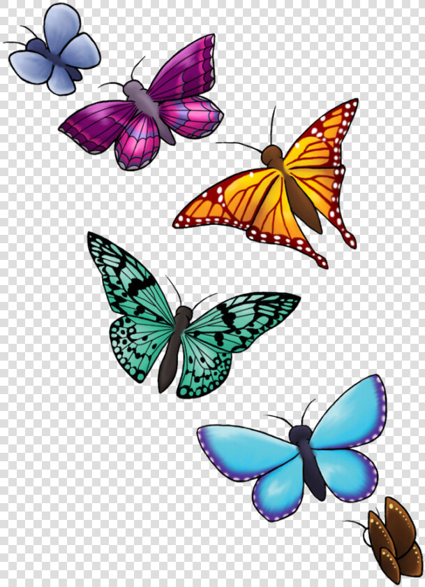 Butterfly Tattoo Drawing Painting   Flyıng Butterfly Tattoo Designs  HD Png DownloadTransparent PNG