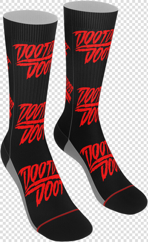 Doot Doot Doot Socks   Png Download   Sock  Transparent PngTransparent PNG