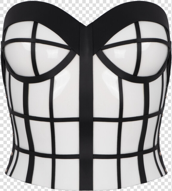 Marinahoermanseder  Corset  Leather  Ss19   Swimsuit Top  HD Png DownloadTransparent PNG