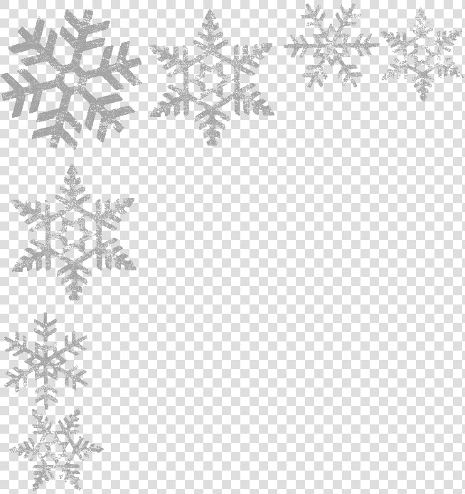 Silver Snowflake Png Photos   Transparent Background Snowflake Border  Png DownloadTransparent PNG