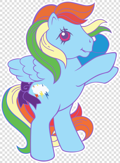 Mlp Retro Rainbow Mane 6  HD Png DownloadTransparent PNG