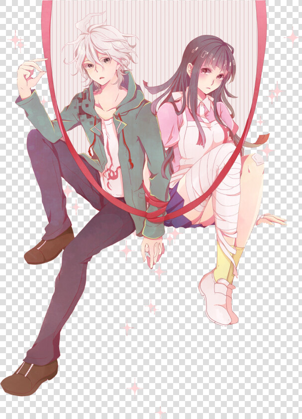 Nagito Komaeda And Mikan Tsumiki   Komaeda Mikan  HD Png DownloadTransparent PNG