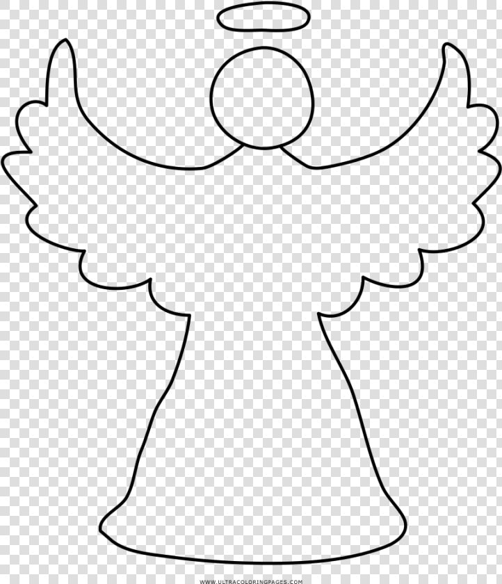 Christmas Angel Coloring Page   Anjos De Natal Desenho  HD Png DownloadTransparent PNG