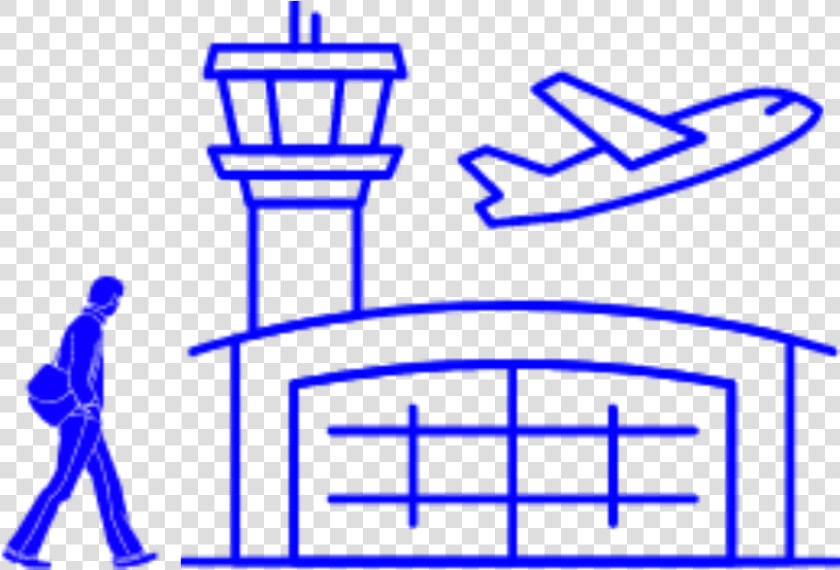 Man Walks Into An Airport  HD Png DownloadTransparent PNG