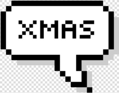  xmas  christmas  merrychristmas  aesthetic  tumblr   Pixelated Speech Bubble Png  Transparent PngTransparent PNG