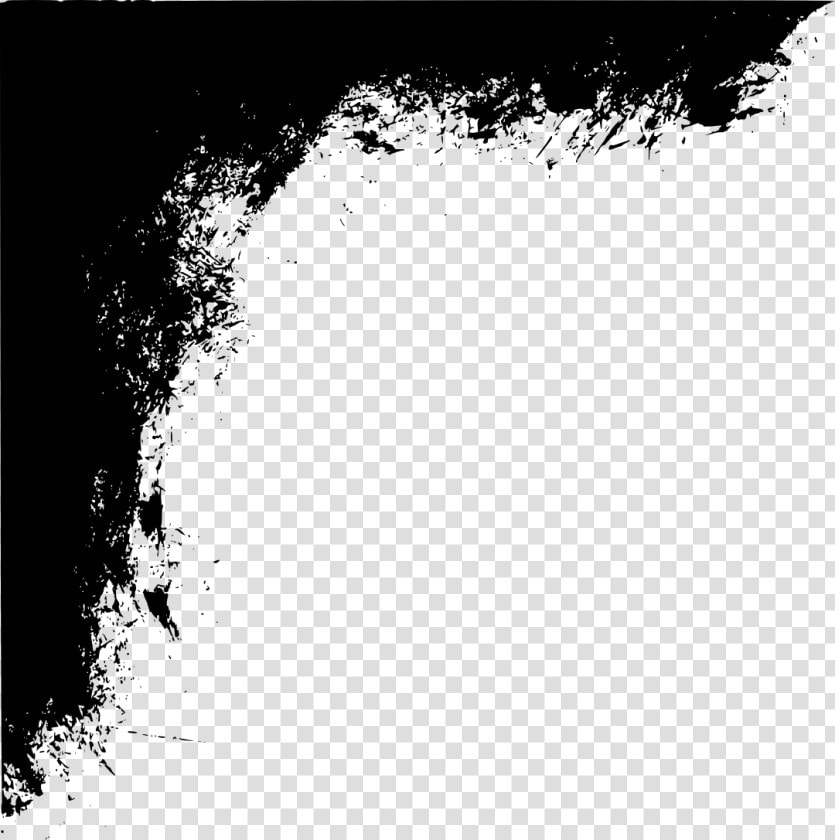 Corners Vector Grunge   Monochrome  HD Png DownloadTransparent PNG