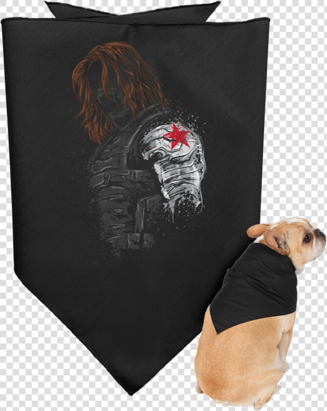 Winter Soldier Doggie Bandana   Kerchief  HD Png DownloadTransparent PNG