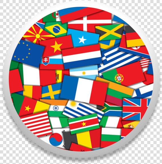 Transparent Latin America Flags Png   Latin American Flags In Circle  Png DownloadTransparent PNG