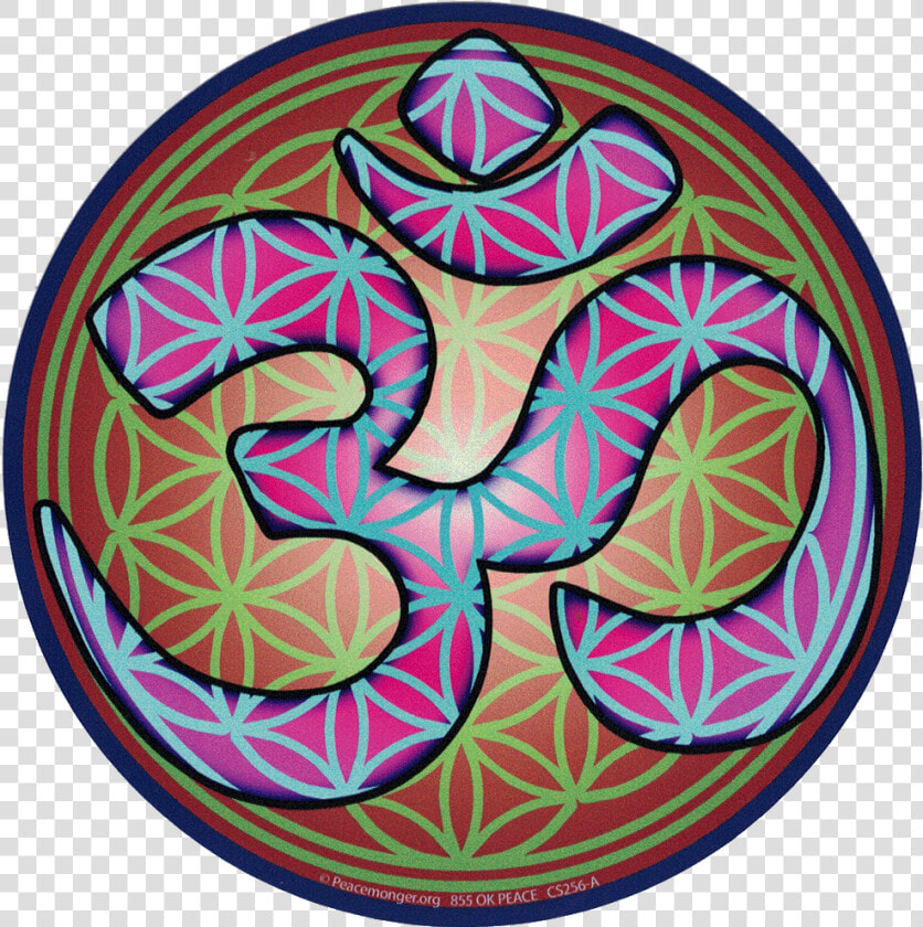 Flower Of Life Om   Om Flower Of Life  HD Png DownloadTransparent PNG