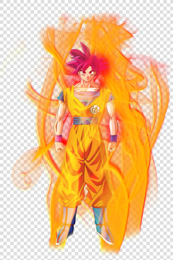 Super Saiyan God Aura Png Banner Library Download   Goku Super Saiyan God Aura  Transparent PngTransparent PNG