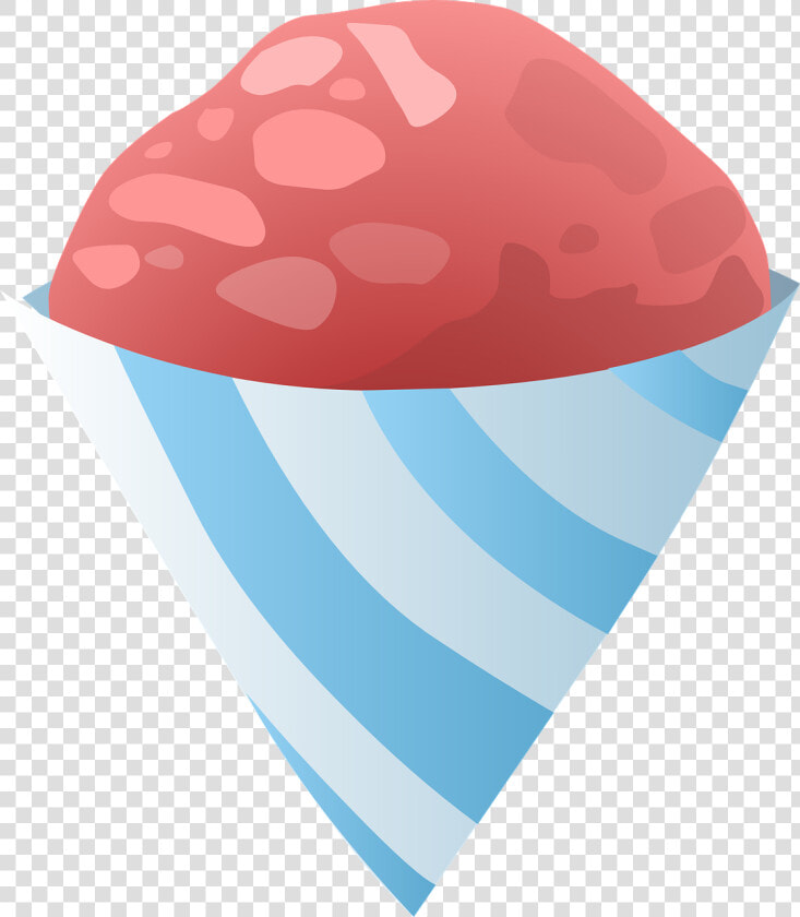 Ice Cream  Cone  Pink  Strawberry  Desserts  Sweets   Sno Cones Clip Art  HD Png DownloadTransparent PNG