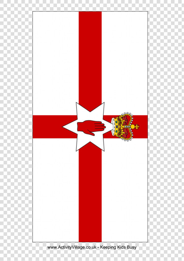 Quickly Printable Irish Flag Northern Ireland Download   Printable Northern Ireland Flag  HD Png DownloadTransparent PNG