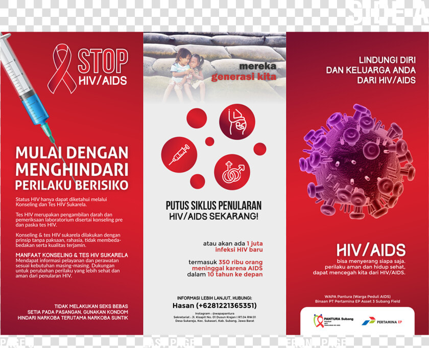 Hiv Aids Brochure Trifold  HD Png DownloadTransparent PNG